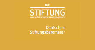 Das Deutsche Stiftungsbarometer von Die STIFTUNG erhebt Zahlen, Daten und Fakten zum Dritten Sektor in Deutschland.