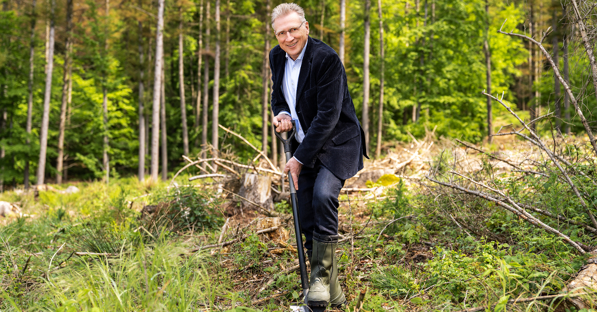 Laverana-Gründer Thomas Haase fördert unter anderem die Renaturierung von Waldgebieten.